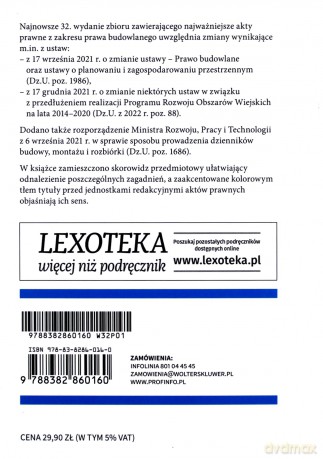 Prawo budowlane. Warunki techniczne i inne akty prawne [KSIĄŻKA]