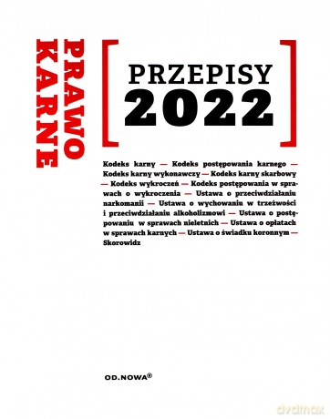 Prawo karne. Przepisy 2022 [KSIĄŻKA]