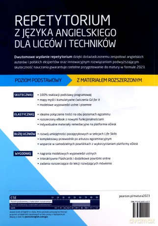 Repetytorium z języka angielskiego dla liceów i techników Poziom podstawowy + eBook (Tom 1) [KSIĄŻKA]