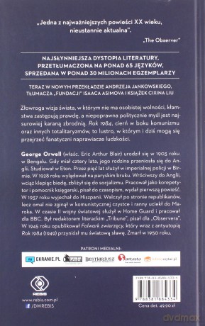 Rok 1984 - George Orwell [KSIĄŻKA]