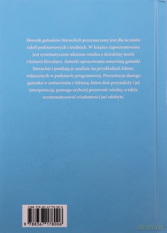 Słownik gatunków literackich [KSIĄŻKA]