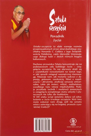 Sztuka szczęścia - Jego Świątobliwość Dalajlama, Howard C. Cutler [KSIĄŻKA]