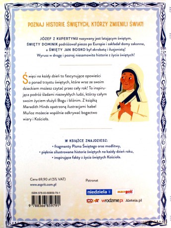 Święci na każdy dzień. Prawdziwe historie o wierze i odwadze - Meredith Hinds [KSIĄŻKA]
