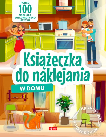 W domu. Książeczka do naklejania [KSIĄŻKA]