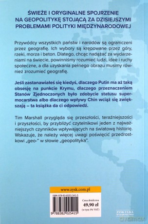 Więźniowie geografii, czyli wszystko, co chciałbyś wiedzieć o globalnej polityce - Tim Marshall [KSIĄŻKA]