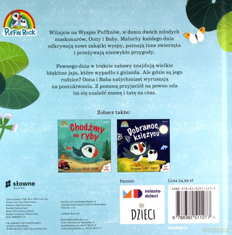 Witaj, małe jajko. Wyspa Puffinów [KSIĄŻKA]