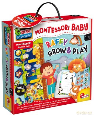 Wzrost i zabawa Montessori baby