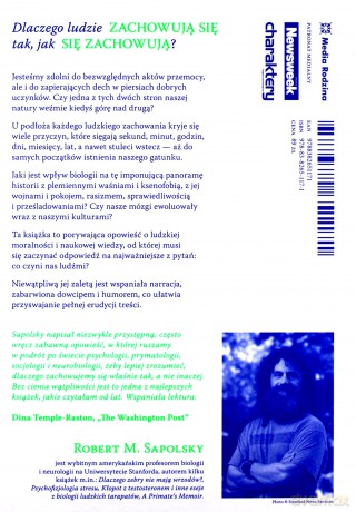 Zachowuj się. Jak biologia wydobywa z nas to, co najgorsze, i to, co najlepsze - Robert M. Sapolsky [KSIĄŻKA]