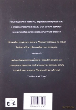 Zaginiony symbol - Dan Brown [KSIĄŻKA]