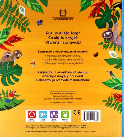 Zwierzęta. Książeczka z okienkami - Agnieszka Bator [KSIĄŻKA]