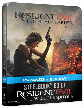 Resident Evil: Ostatni rozdział (steelbook) [Blu-Ray 3D]+[Blu-Ray]