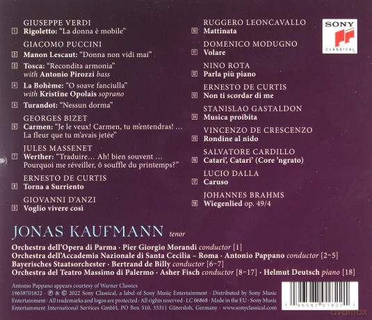 Jonas Kaufmann: Jonas Kaufmann - The Tenor [CD]