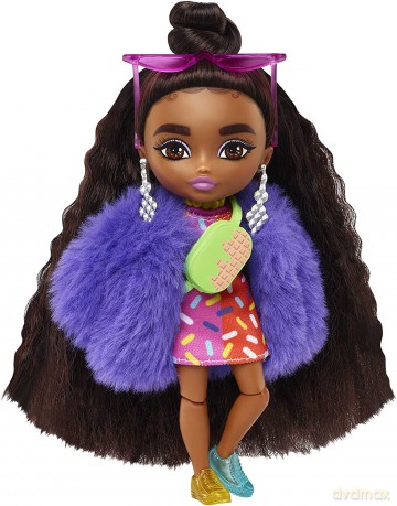 Lalka Barbie Extra Minis Sukienka wzór z posypką