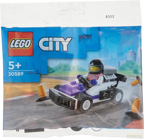 LEGO City Wyścigowy gokart (30589) [KLOCKI]