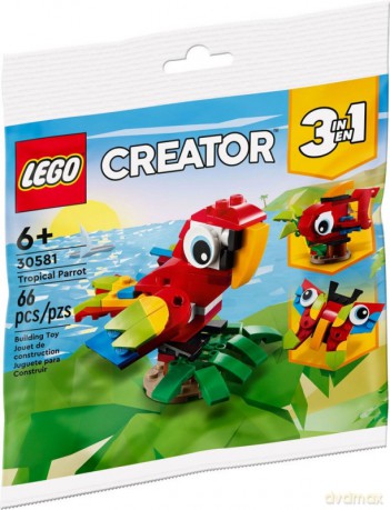 LEGO Creator Tropikalna papuga 3 w 1 (30581) [KLOCKI]