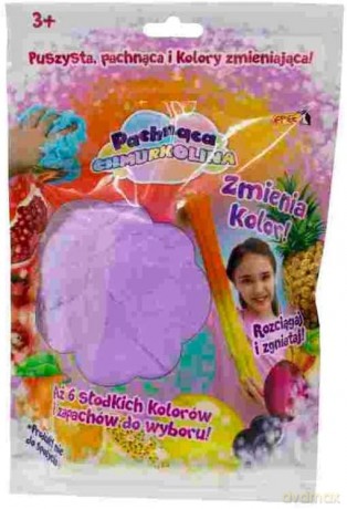 Masa plastyczna Pachnąca Chmurkolina S3 1-pack zmieniająca kolor 60g fioletowy/różowy (granat)