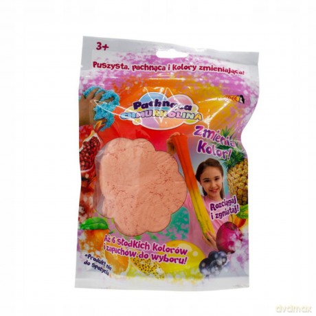 Masa plastyczna Pachnąca Chmurkolina S3 1-pack zmieniająca kolor 60g pomarańczowy/żółty (pomarańcza)