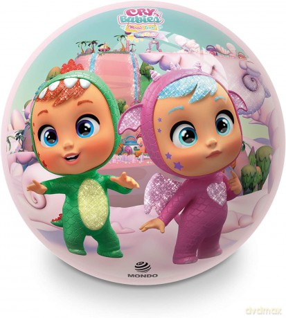 Piłka gumowa 23 cm - Cry Babies Bio Ball