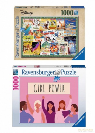 RAVENSBURGER 1000 el. Zestaw 2w1 19874 + 16730 [PUZZLE]
