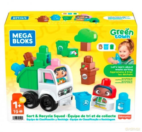 Zestaw klocków EKO Ekośmieciarka [KLOCKI]