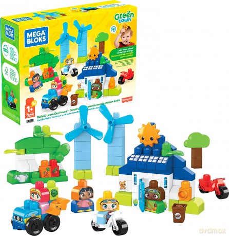 Zestaw klocków Mega Bloks EKO Ekodomek [KLOCKI]