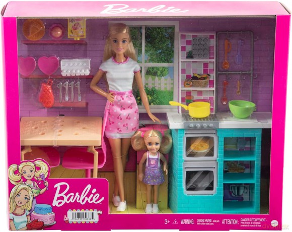 Zestaw z lalkami Barbie Siostry - Wspólne pieczenie