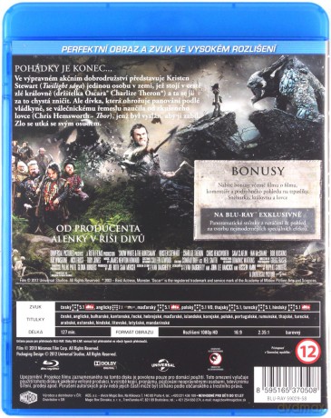 Królewna Śnieżka i Łowca [Blu-Ray]