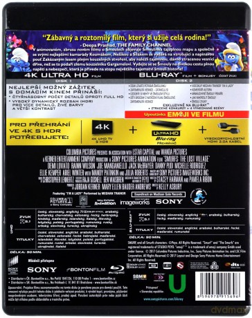 Smerfy: Poszukiwacze zaginionej wioski [Blu-Ray 4K]+[Blu-Ray]
