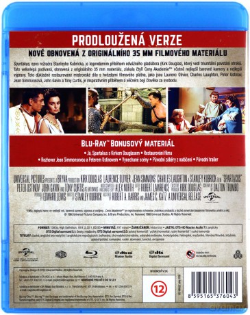 Spartakus (Spartacus) [Blu-Ray]