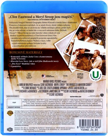 Co się wydarzyło w Madison County [Blu-Ray]