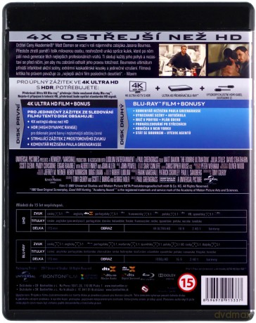 Ultimatum Bourne'a [Blu-Ray 4K]+[Blu-Ray]