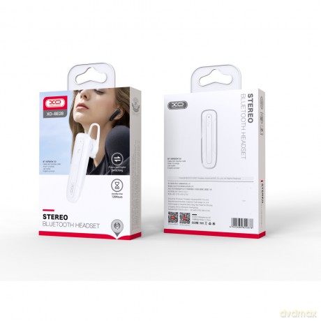 XO Słuchawka Bluetooth BE28 biała