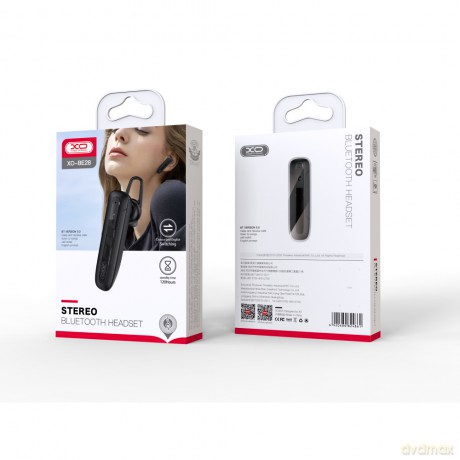 XO Słuchawka Bluetooth BE28 czarna