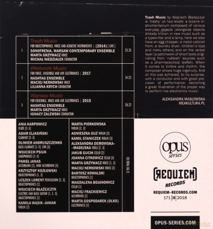 Wojciech Błażejczyk: Trash Music [CD]