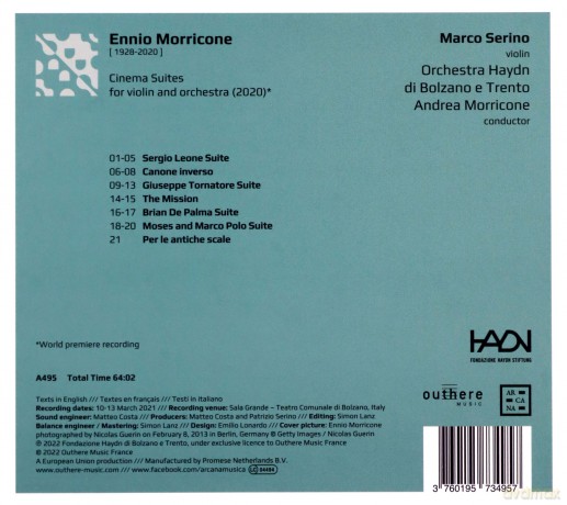 Ennio Morricone: Cinema Suites [CD]