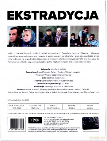 Ekstradycja Sezon 1-3 (rekonstrukcja cyfrowa) [8DVD]