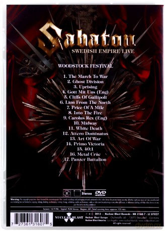 Sabaton: Swedish Empire Live Poland [DVD]