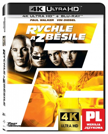 Szybcy i wściekli [Blu-Ray 4K]+[Blu-Ray]