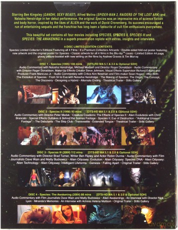 Species Collection 1-4 (Gatunek 1-4) (Deluxe) [4xBlu-Ray]