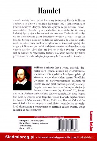 Hamlet - William Szekspir [KSIĄŻKA]