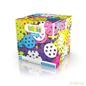 Klocki Meli basic constructor pink 60 el. [KLOCKI]