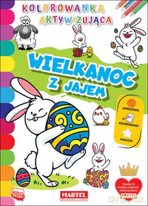 Kolorowanka aktywizująca z naklejkami. Wielkanoc z jajem - Hubert Włodarczyk [KSIĄŻKA]