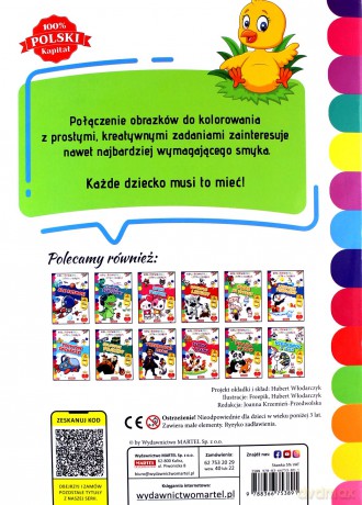 Kolorowanka aktywizująca z naklejkami. Wielkanoc z jajem - Hubert Włodarczyk [KSIĄŻKA]