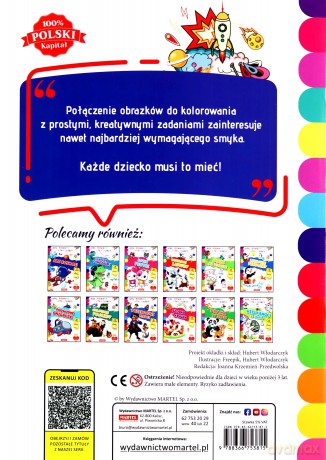 Kolorowanka aktywizująca. Ale kosmos! - Hubert Włodarczyk [KSIĄŻKA]