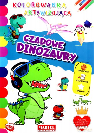 Kolorowanka aktywizująca. Czadowe dinozaury - Hubert Włodarczyk [KSIĄŻKA]