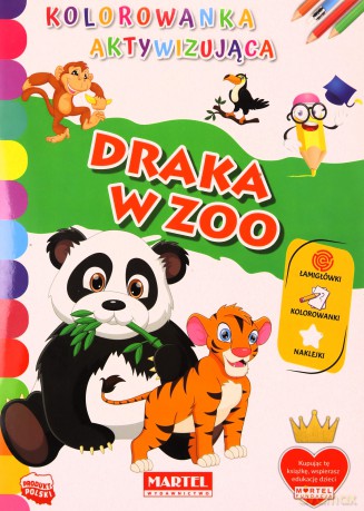 Kolorowanka aktywizująca. Draka w ZOO - Hubert Włodarczyk [KSIĄŻKA]