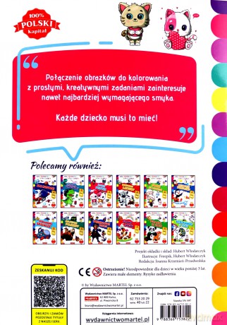 Kolorowanka aktywizująca. Kotki psotki [KSIĄŻKA]