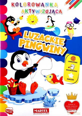 Kolorowanka aktywizująca. Luzackie pingwiny [KSIĄŻKA]