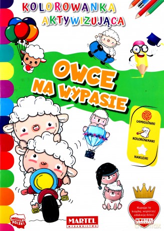 Kolorowanka aktywizująca. Owce na wypasie [KSIĄŻKA]