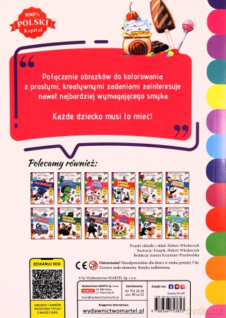 Kolorowanka aktywizująca. Słodka kraina [KSIĄŻKA]